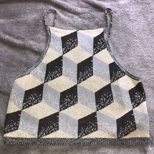 Silence + Noise crop top